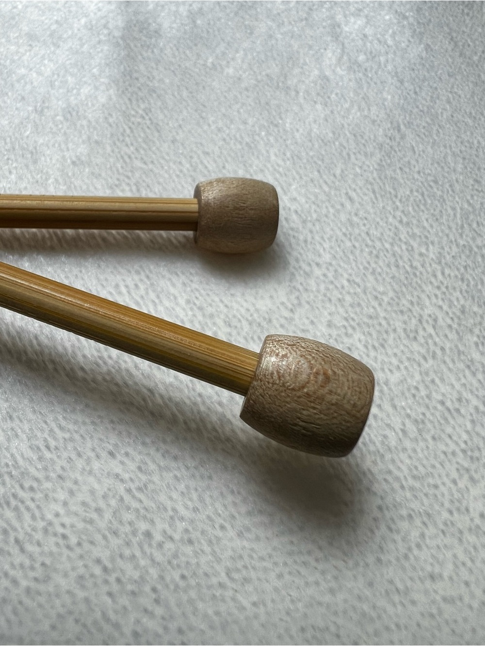 Clover Takumi Natural Wood Knitting Needles in Light Wood